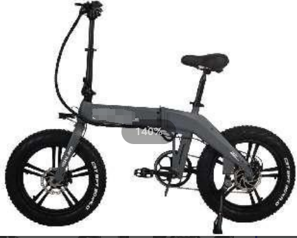 Mini outdoor folding electric bicycle