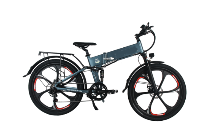 Lithium battery outdoor electric human-powered dual-purpose bicycle