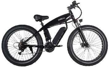 Wide tire outdoor off-road electric human-powered dual-purpose bicycle