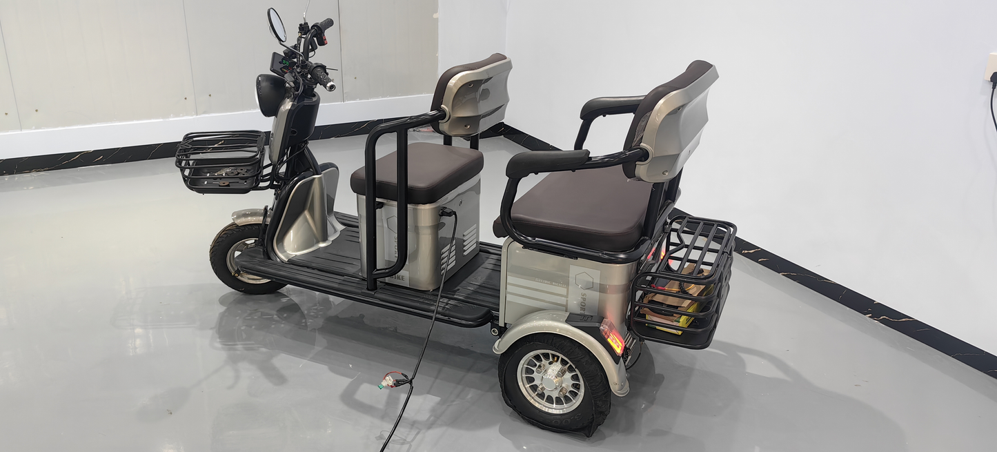 Electric tricycle for the elderly