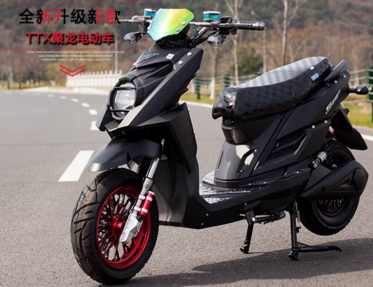 Women's pedal two-wheel electric motorcycle