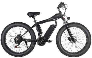 Wide tire outdoor off-road electric human-powered dual-purpose bicycle