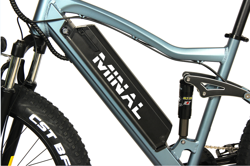 Wide tire outdoor off-road electric human-powered dual-purpose bicycle