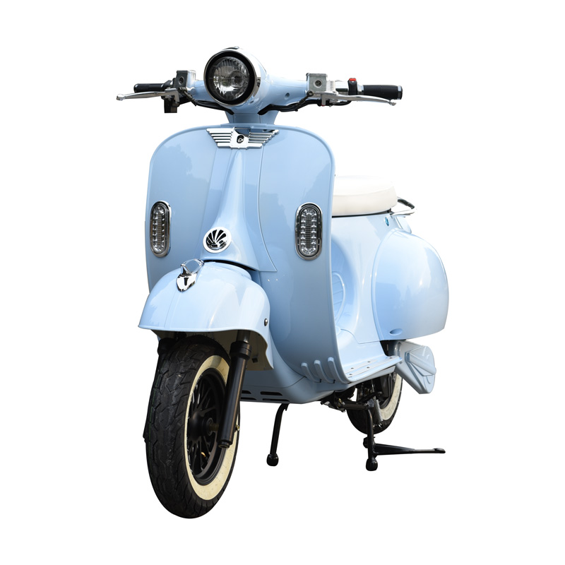 Pedal women electric motorcycle retro style