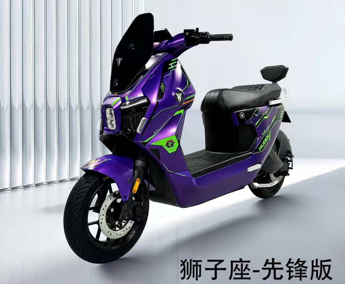 Women's pedal two-wheel electric motorcycle