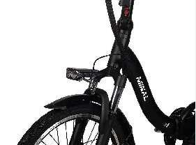 Small lithium battery outdoor electric human dual-purpose folding bicycle